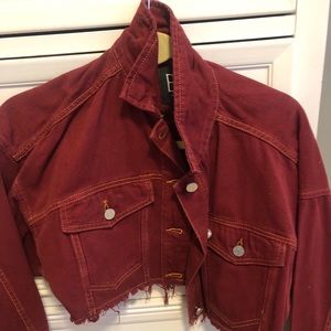 Urban Outfitters Cropped Denim Jacket